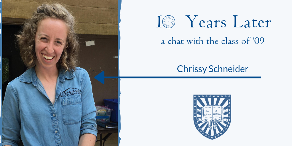 10 years later with Chrissy Schneider