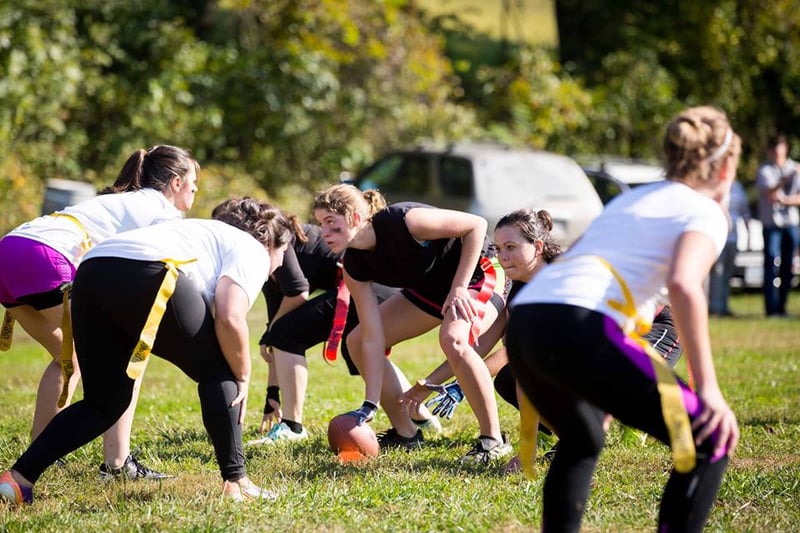 Patrick Henry College powderpuff football game