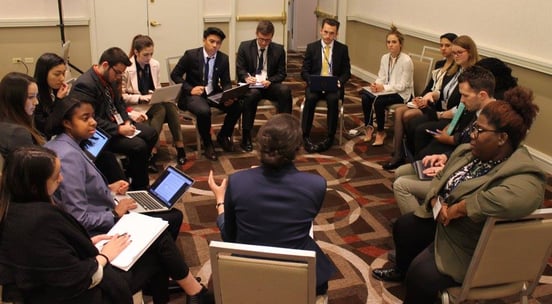 A National Model United Nations (NMUN) committee at work