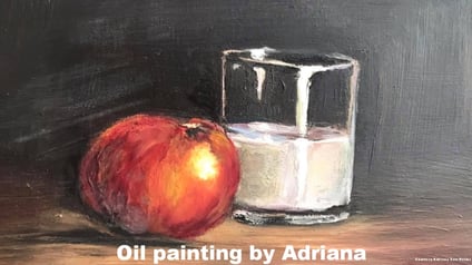 Oil painting by Adriana