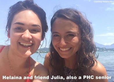 Helaina and friend Julia