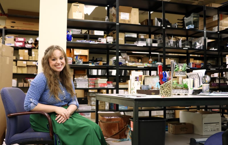 Rachel Hankinson Student Mailroom Worker