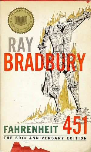 Fahrenheit 451 Ray Bradbury Image courtesy flickr user Matt & Megan