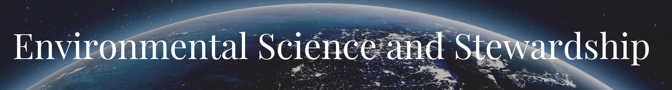 Environmental Science and Stewardship