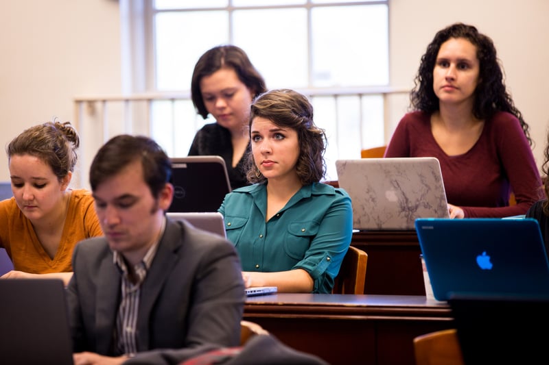 Patrick Henry College students in class