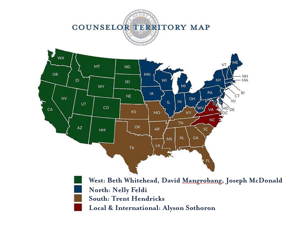 Admissions Territory Map