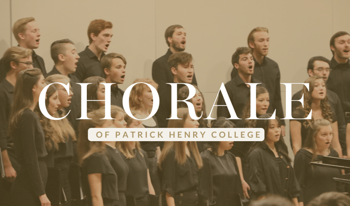 Patrick Henry College chorale singing