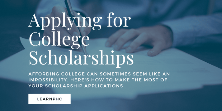 College Scholarship applications