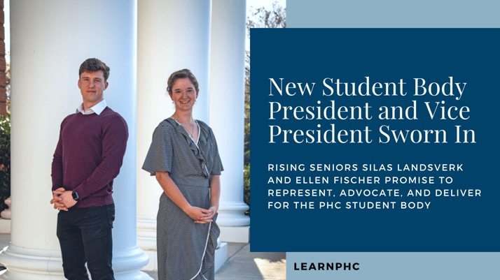 New Student Body President and Vice President Sworn In