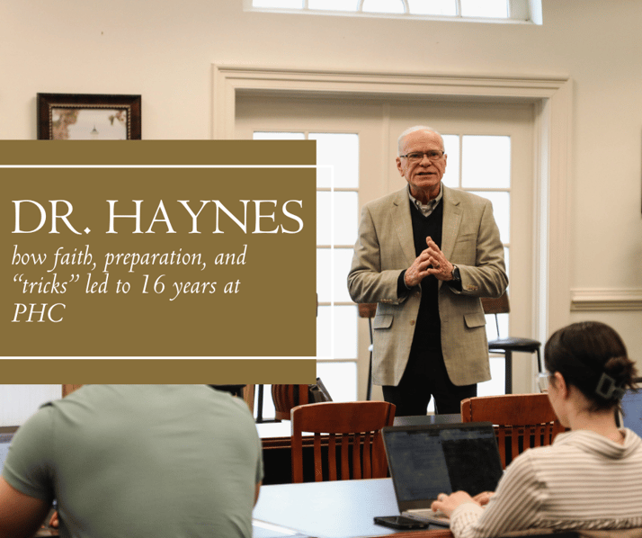 Dr. Haynes teaching his Presidency class