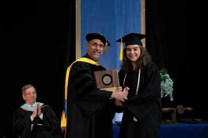 Grace Caroline Weitz - recieving award