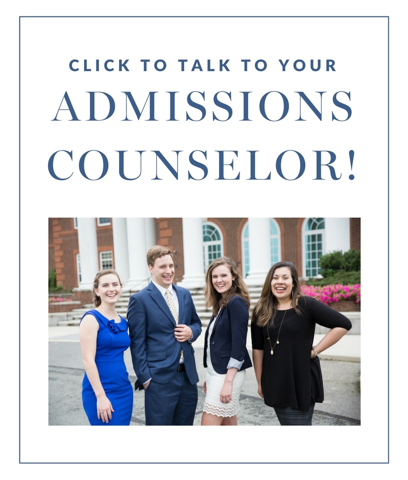 talk to your admissions counselor 