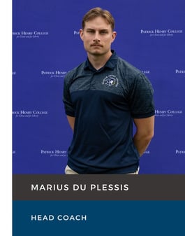 Head Coach Marius du Plessis