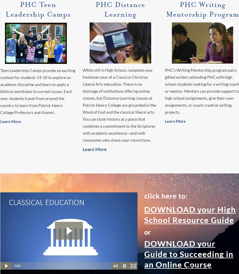 Homeschool Student Resources