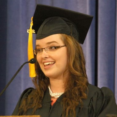 Patrick Henry College (PHC) graduate and 2013 PHC commencement speaker Chelsea Boes