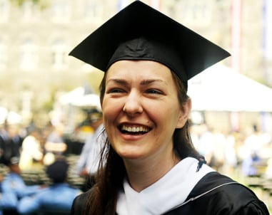 Rebekah Moughon, graduate of Georgetown University's School of Foreign Service