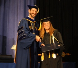 Dr. Graham Walker and Patrick Henry College graduate Michelle Wright