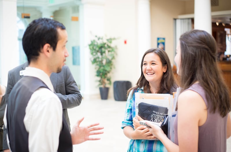 Patrick Henry College admitted students and admissions team