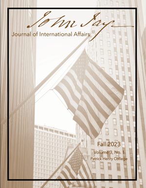 John Jay Journal of International Affairs | Volume 3, No. 1