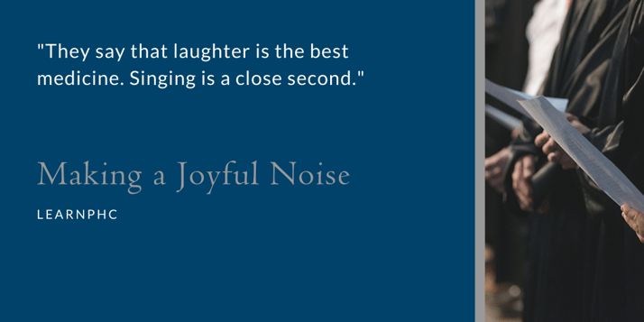 Making a joyful noise