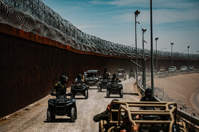 Micah Bock - ATVs at El Paso border