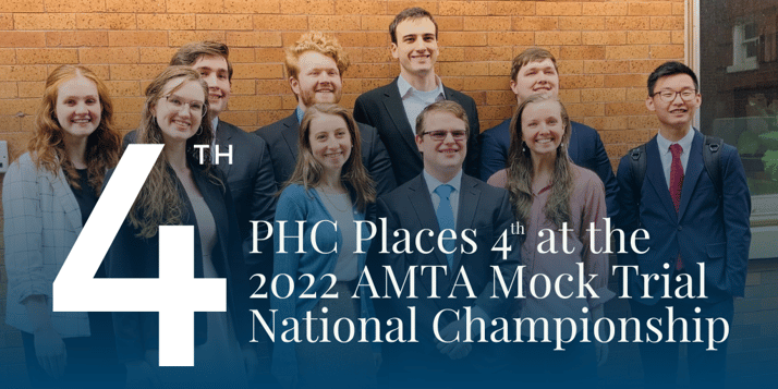 PHC Places 4th at the 2022 Mock Trial National Championship