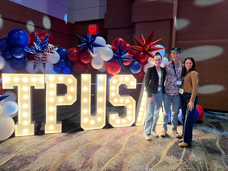 Patrick Henry College's TPUSA chapter attending AmFest