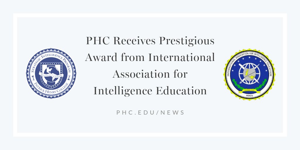 PHC Receives Prestigious Award from International Association for Intelligence Education (1)