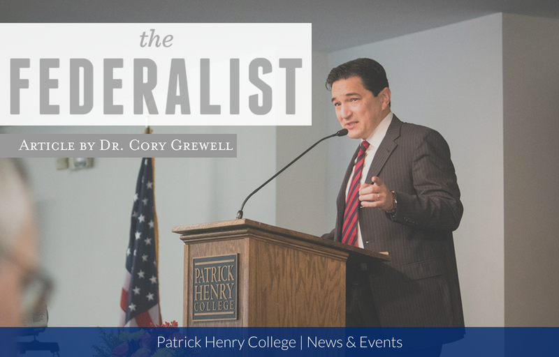 Patrick Henry College Professor Dr. Cory Grewell