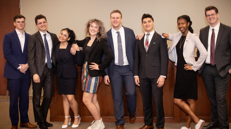 Patrick Henry College Mock Trial team at ORCS (5)