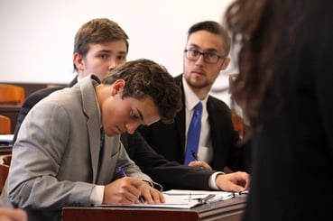 PHC students participate in mock trial