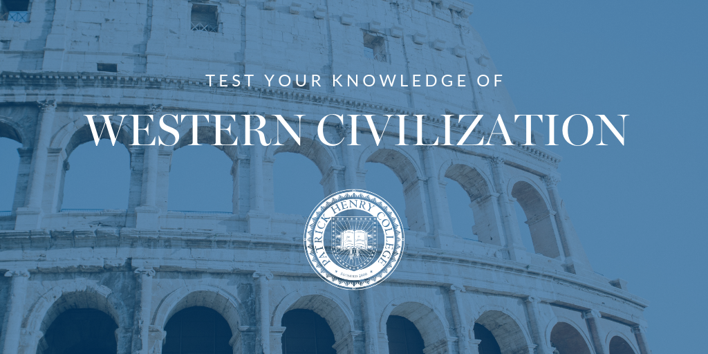 Test your knowledge of western civilization
