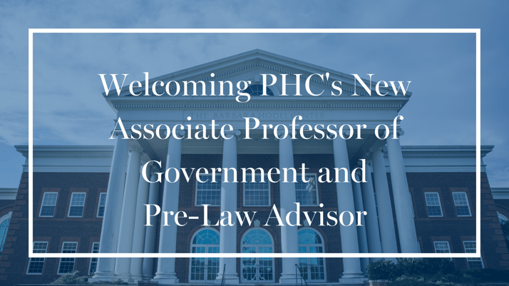 Welcoming PHCs New Associate Professor of Government and Pre-Law Advisor-1