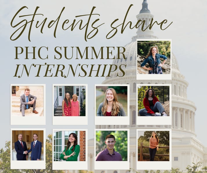 Where are PHC students interning (1)