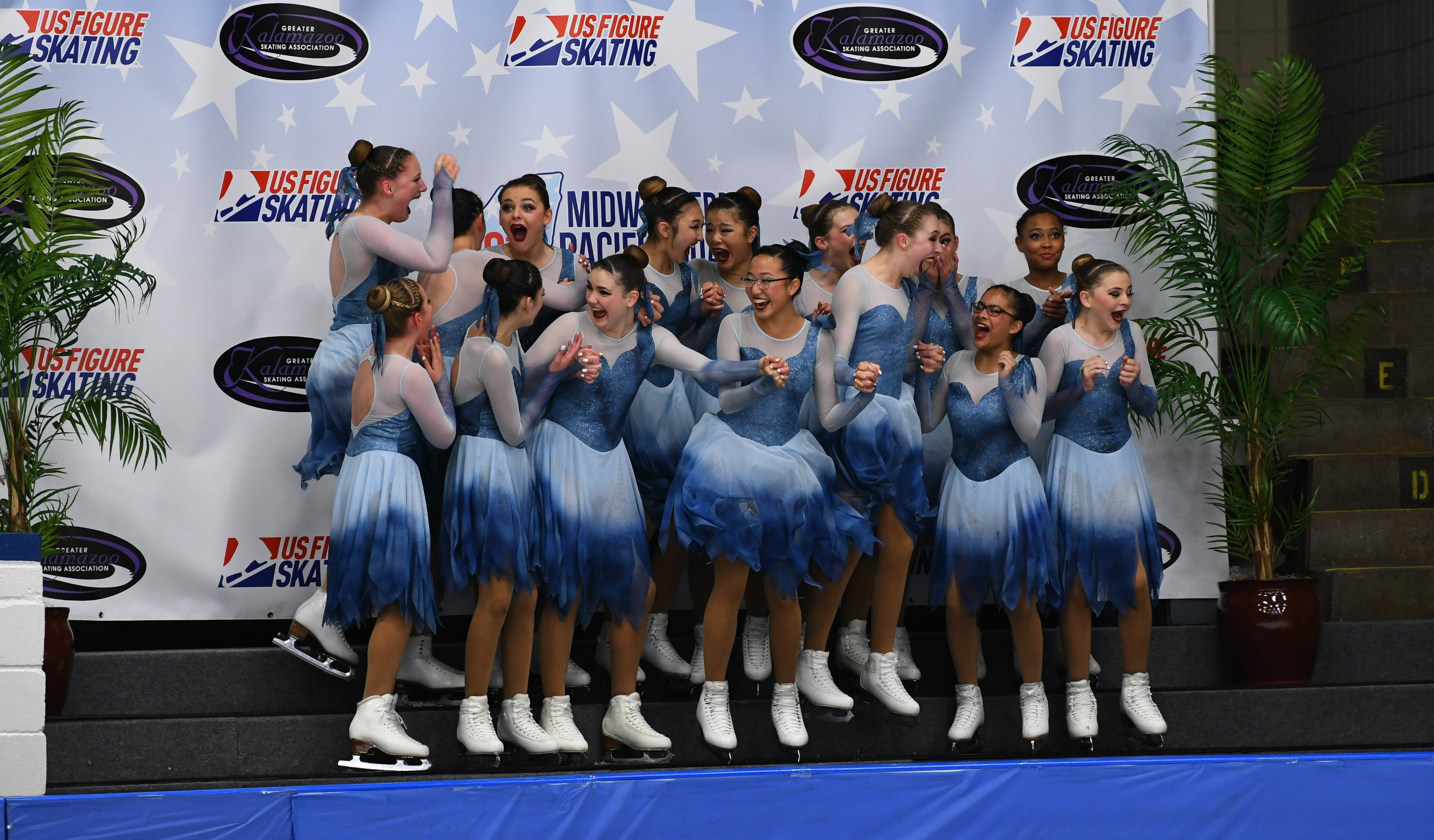 Haggerty and Synchro Team at 2019 U.S. Nationals