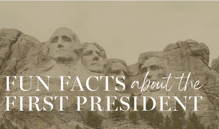 fun facts about the first president-2