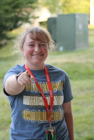 katie pointing