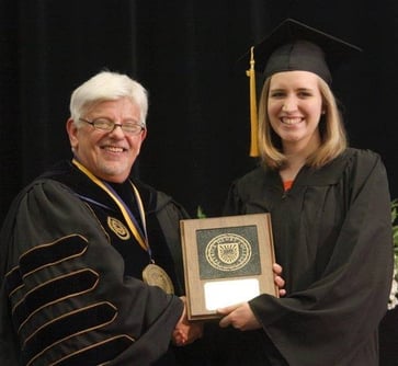 President Haye at graduation