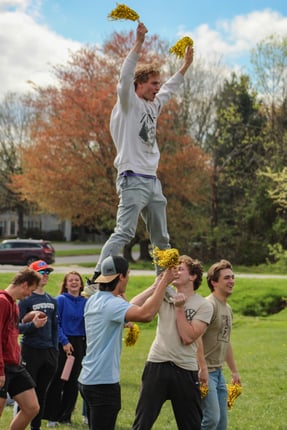 powderpuff guys with pom poms
