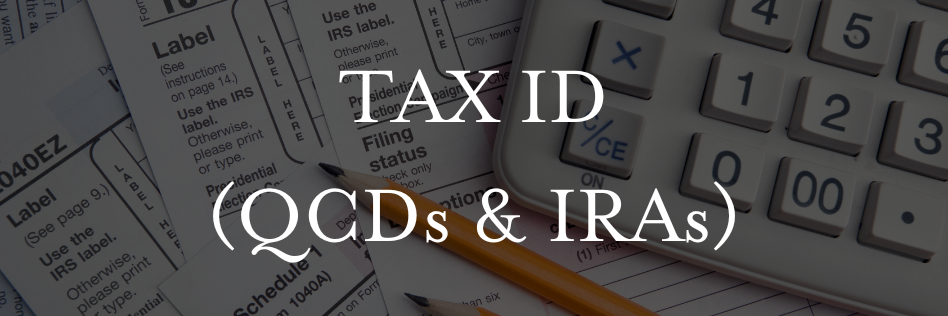 TAX ID (QCDs & IRAs (2)