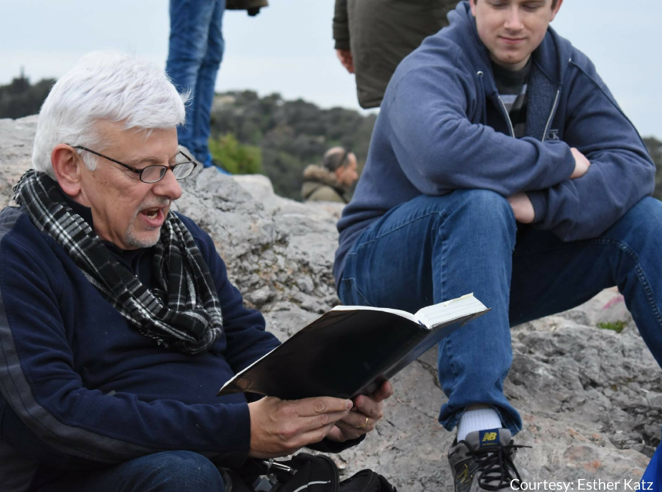 President Haye reading Scripture